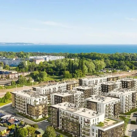 Apartament Flou Premium Z Parkingiem, Plaza 700m Gdańsk